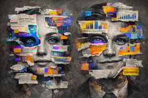 Graphic showing AI hallucination risks and enterprise validation layers